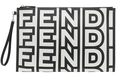 fendi pouch malaysia|Fendi large flat pouch.